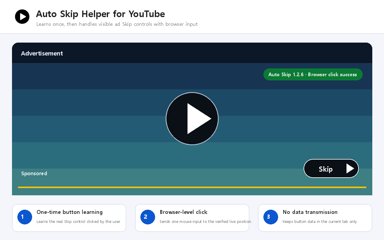 Auto Skip Helper for YouTube 1.2.6